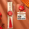 Bolsa de la suerte con sachet floral de borde nuevo, colgante para coche para el Festival del Medio Otoño, decoración Hanfu, sachet portátil