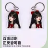 Personalización de llaveros para mapa autoimprimible caricatura anime estrella foto mascota gato cachorro colgante acrílico personalización