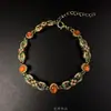 Pulseira Ajustável com Flor de Glicínia Vintage, Relógio Estilo Retrô de Luxo Leve, Relógio de Pulso Simples para o Dia a Dia