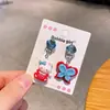 Clip de Oreja de Dibujos Animados Nuevo Lindo Coreano para Niña Pendientes Versátiles Sin Dolor Joyería de Princesa para Bebé Sin Piercing