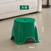 Banquinho Pequeno de Plástico Espessado para Uso Doméstico, Banquinho Pequeno para Sala de Estar, Banquinho Quadrado Empilhável, Banquinho para Mesa de Centro, Banquinho Infantil Baixo Antiderrapante para Banheiro