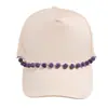 Ins Moda Versátil Boné Bico de Pato Corrente Dopamina Strass Corrente de Garfo Corrente de Chapéu Acessórios Personalidade Tendência Corrente de Chapéu