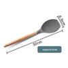 Cabo de madeira Conjunto de espátulas de silicone espátula antiaderente espátula de silicone especial pequena colher de sopa Utensílios de cozinha domésticos tamanho pequeno