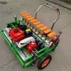 Sembradora de verduras multifuncional, plantadora de verduras tipo cuchara, maquinaria de plantación de verduras con espaciado entre filas y profundidad ajustables