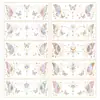 Pegatinas de Maquillaje para Ojos de Mariposa con Purpurina al por Mayor en Stock Pegatinas de Lentejuelas Maquillaje de Escenario Pegatinas Decorativas para Ojos de Celebridad de Internet Hecho a Medida