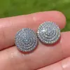 Venta Directa de Fábrica Cao Shi Pendientes Nuevos de Verano para Mujer Llenos de Diamantes para Uso Diario Joyería de Nicho Joyería de Moda Chic