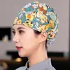 Gorro de Chef al por mayor transfronterizo para mujer, Gorro de trabajo de cocina, Gorro de catering, Anti-humo de aceite, Ajustable para cocinar, Personalizable para restaurantes y comedores