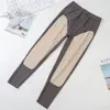 Pantalones cálidos a prueba de viento para hombre, con forro polar, engrosados, sin costuras, mallas térmicas, pantalones de lana, de terciopelo, ropa interior térmica inferior