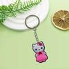 Llavero creativo de la serie Hello Kitty de AliExpress. Pequeño regalo. Llavero de coche de moda.