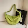 Moda Femenina Versátil de Moda Nueva Bolso de Hombro para Axila Gran Capacidad Estilo Japonés Bolso Cruzado Tipo Dumpling Personalizado