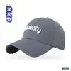Gorra de Béisbol de Algodón Puro para Todas las Estaciones con Bordado de Letras para Hombres, Gorra Versátil Estilo Coreano para Mujeres, Sombrero Deportivo con Protección Solar
