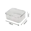 Caja de Almacenamiento Transparente de Acrílico para Escritorio con Tapa abatible Caja de Almacenamiento a Prueba de Polvo para Cosméticos de Escritorio Caja Organizadora para Snacks y Artículos Varios