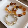 Sueños Antiguos Dorados~Set Dorado Vintage de Pulseras Apilables, Pulseras de Nicho Estilo Resort, Joyería Exagerada para Mujer