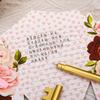 Tarjeta de felicitación tridimensional con lazo de ramo estampado en caliente transfronteriza Día de San Valentín Navidad bendición agradecimiento regalo mensaje tarjeta pequeña