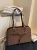 Bolso Tote Retro con Estampado de Leopardo de Gran Capacidad para Comercio Exterior para Mujer 2025 Otoño e Invierno Nuevo Bolso de Hombro Casual Mochila Multiusos