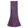 Estilo Chino Otoñal Nuevo Traje de Mujer de Alta Gama Morado Lentejuelas Moda Chaqueta de Algodón Falda de Color Sólido N9012