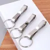 Chaveiro de aço inoxidável em forma de oito para prender em cintos, cós de calças e calças esportivas; chaveiro de cinto masculino, anti-queda