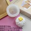 Simulación Postre Amasado El Molde de Silicona Pastel de Té Negro Taro Piña Melasagna Molde Bellagi