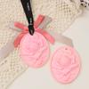 Xiangdao BISSU - Película de fragancia de rosa, color yeso, colgante de aromaterapia para coche, fragancia colgante, regalo de acompañamiento