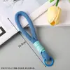 Nuevo Cuerda Corta de Peluche Colorida para Teléfono Móvil Muñeca Colgante Llavero Bolso Funda de Teléfono Móvil Accesorios de Joyería para Colgar