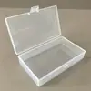 Caja de embalaje rectangular de plástico caja de almacenamiento de componentes para piezas de joyería caja organizadora de cosméticos caja de muestras