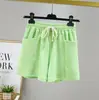 Pantalones Cortos de Algodón Piqué para Mujer Nuevo Estilo de Verano Versátiles Sueltos Adelgazantes de Pierna Ancha para Usar Afuera Color Sólido Pantalones Deportivos Casuales