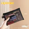 Bolsa de Malla Transparente para Guardar Monedas, Mini Bolsa Portátil de Viaje, Nylon Portátil, Bolsa Pequeña de Almacenamiento, Bolsa de Cosméticos