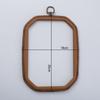 Estilo Retro Decorativo Imitación Madera Bordado Elástico Redondo 8cm Bordado Elástico DIY Bordado A Mano Punto de Cruz Auxiliar Venta Directa de Fábrica