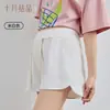 Shorts de Maternidade de Cristal Outono para Verão 2026 Novo Estilo Versátil Fino Calças de Gravidez para Mulheres Uso Primavera e Verão