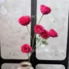 6 Rosas Exquisitas, Rosas Artificiais, Decoração para Casamento, Hotel, Estúdio Fotográfico, Flores Artificiais Estilo Jardim de Monet, Flores Artificiais Decorativas