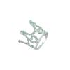 Estilo K de Diamante Completo Estéreo Corona para Dedo Meñique Pequeños Accesorios Frescos de Aleación Accesorios de Material para Accesorios de Cabello DIY para Niños Hechos a Mano