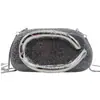 Bolso de Mano Transfronterizo Nuevo Importado Bolso de Mano de Diamantes para Cena Bolso de Mano Diagonal de un Solo Hombro Bolso de Mano de Diamantes para Banquete de Bodas para Mujeres