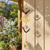 Suministro transfronterizo exclusivo de atrapasoles de cristal natural de ensueño para fiestas de jardín interiores, colgantes decorativos, campanillas de viento