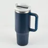 Termo de acero inoxidable 304 con asa vaso para hielo 40 oz vaso para coche vaso para café de coche vaso de doble pared al vacío