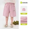 Pantalones Cortos de Verano 2026 Estilo Nuevo para Niños Dudu Kids Pantalones Cortos de Cinco Puntos para Niños Conjunto de Verano Pantalones para Niñas Ropa Ligera