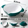 Louça de Melamina Kaiba Tigela Grande com Duas Alças Tigela para Sopa Comercial Imitação de Porcelana Boca Pontiaguda Tigela para Hot Pot Picante Tigela para Peixe Cozido Peixe em Conserva
