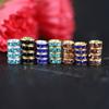 Anel de Strass Espaçador de Junta de Prata Tibetana Contas de Micro Diamante Cor Material para Joias DIY Contas Soltas Acessórios para Pulseira Colar