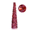 Decoración DIY para el Día de San Valentín 2025 - Cono de Alambre Metálico, Árbol de Amor Rosa, Árbol Grande de Lentejuelas Rojas
