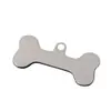 Llavero al por mayor Publicidad transfronteriza Logo personalizado Mascota Colgante anti-pérdida Hueso Placa de identificación para perro Llavero de metal grabado