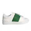 Zapatos Blancos Nuevos 2024 Marca V Suela Gruesa con Tachuelas Unisex Versátiles de Cordones Tenis Casuales Tenis con Bloques de Color