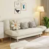 Sofá para Apartamentos Pequeños, Nuevo Modelo 2026, Sofá Pequeño de Tela para Sala de Estar, Dormitorio, Apartamento de Alquiler Doble o Triple, Sofá Perezoso