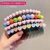 Pente Infantil Finalizador de Cabelos Quebrados Acessórios de Cabelo Meninas Pente para Cabelo Extenso Menininha Presilha de Franja Grampo de Cabelo Nuca Adorno de Cabeça