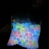 Cuentas Luminosas de Calabaza con Purpurina Fina de Dos Colores de 16 mm Hechas a Mano para Bricolaje/Cadena de Teléfono Móvil Llavero con Cuentas Accesorios para Colgar en Bolsos