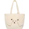 Bolsos de Otoño e Invierno para Mujer 2026 Nuevo Estilo Marrón Lindo Bolso de Felpa Bolso de Hombro para Viaje de Lana de Cordero Bolso Tote de Gran Capacidad