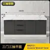 Bancada de Granito Armários de Cozinha Casa Mármore Armários Fogão Integrado Gabinete Simples Econômico Gabinete para Casa de Aluguel