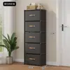 Armário Gaveteiro Simples Multicamadas Espessado Armário de Armazenamento de Chão para Casa Tecido Não Tecido Quarto Armário de Armazenamento Multifuncional
