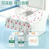 Funda desechable para asiento de inodoro con estampado completo, adecuada para mujeres posparto, uso doméstico, impermeable, adecuada para todas las estaciones, almohadilla anti-suciedad para asiento de inodoro de hotel