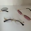 Gafas Hou sin Marco para Mujer, Mismo Estilo que Liu Haocong, Las Gafas sin Marco se Pueden Combinar con Gafas de Prescripción, Zhang Yuanying Usa Prescripción