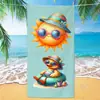 Toalla de Playa TEMU Xiyin Nuevo Animal Transfronteriza Microfibra Toalla de Baño de Playa para Hombres y Mujeres Tejido de Toalla de Secado Rápido