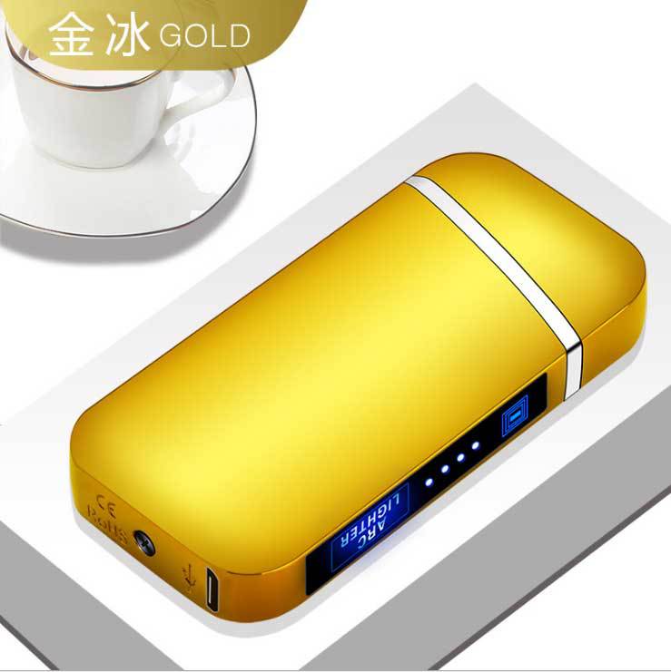 L319金伦厂家直销电镀喷涂双工艺usb充电双电弧